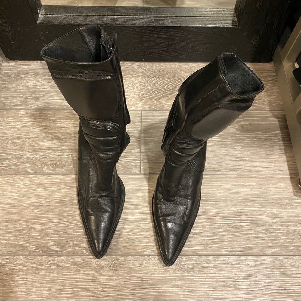 Miu Miu Leather Booties